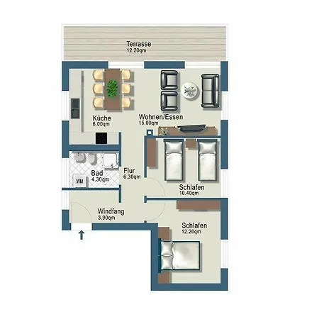Fewo-14-1-n-ferienwohnung-in-graal-mueritz * Graal-Mueritz